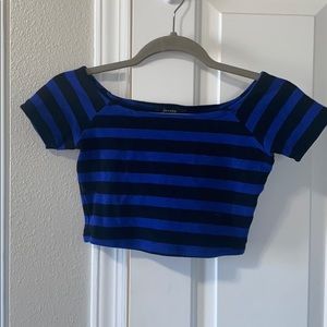 Stripped Crop Top